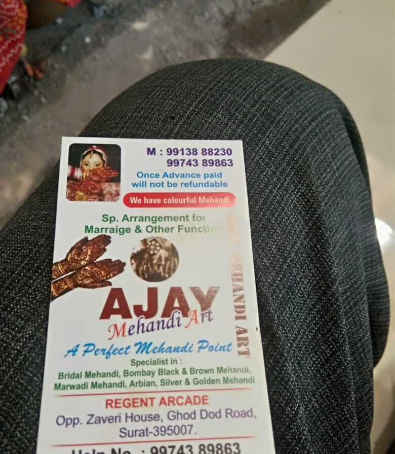 Ajay Mehndi Art