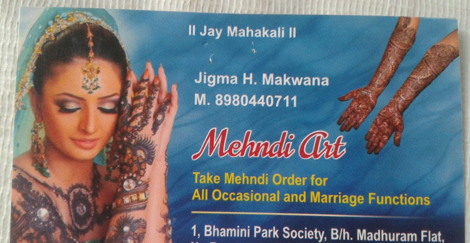 Mehandi Art By Jigma Makwana