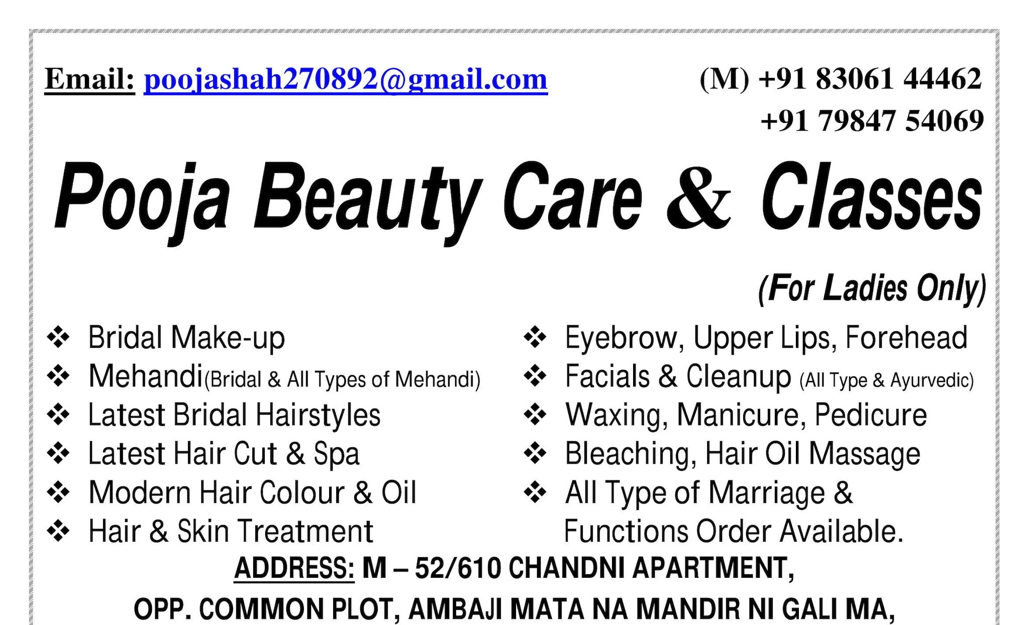 Pooja Beauty Care