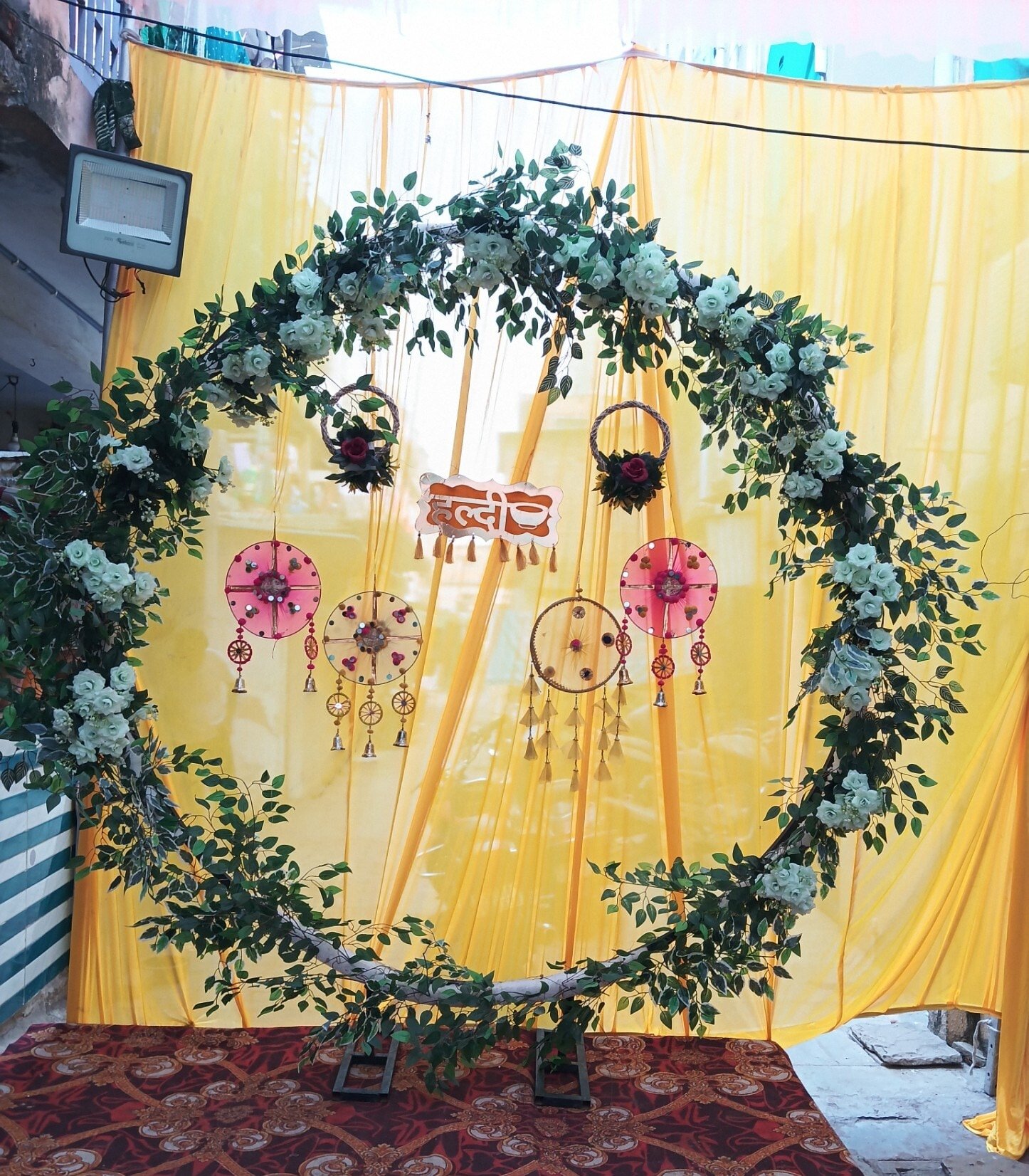 Lucky sound and light decoration