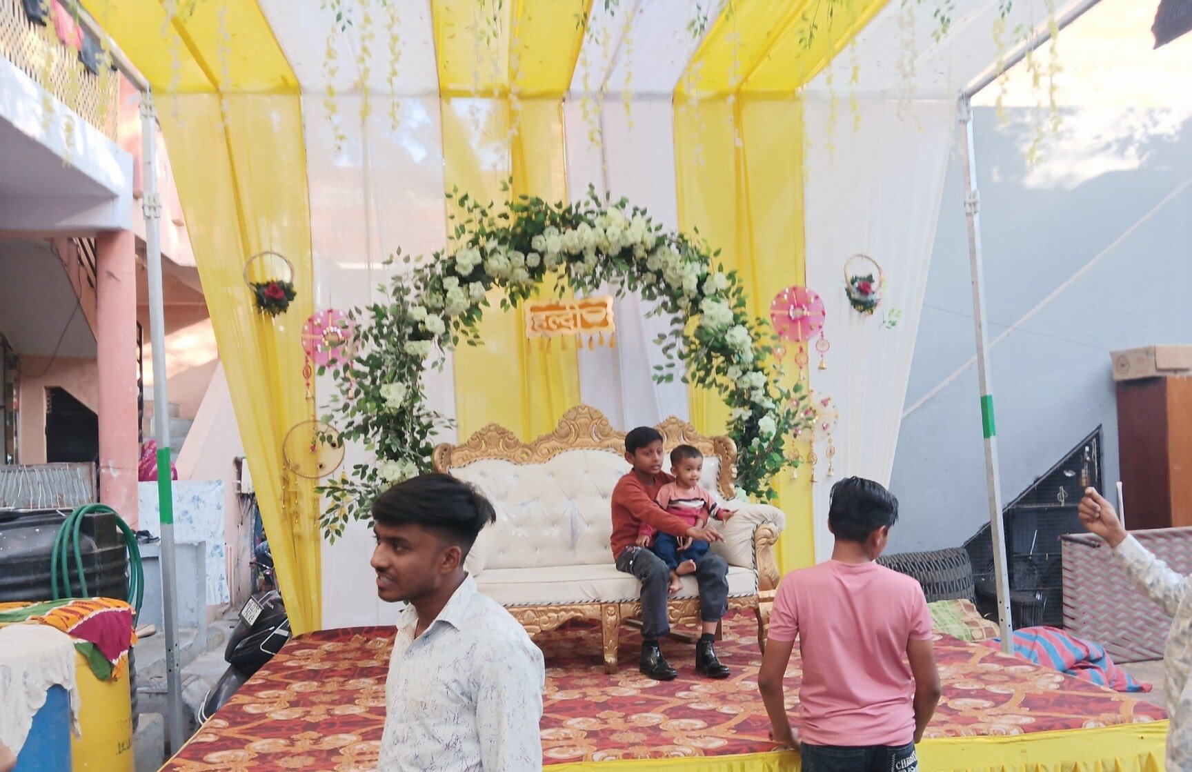 Lucky sound and light decoration