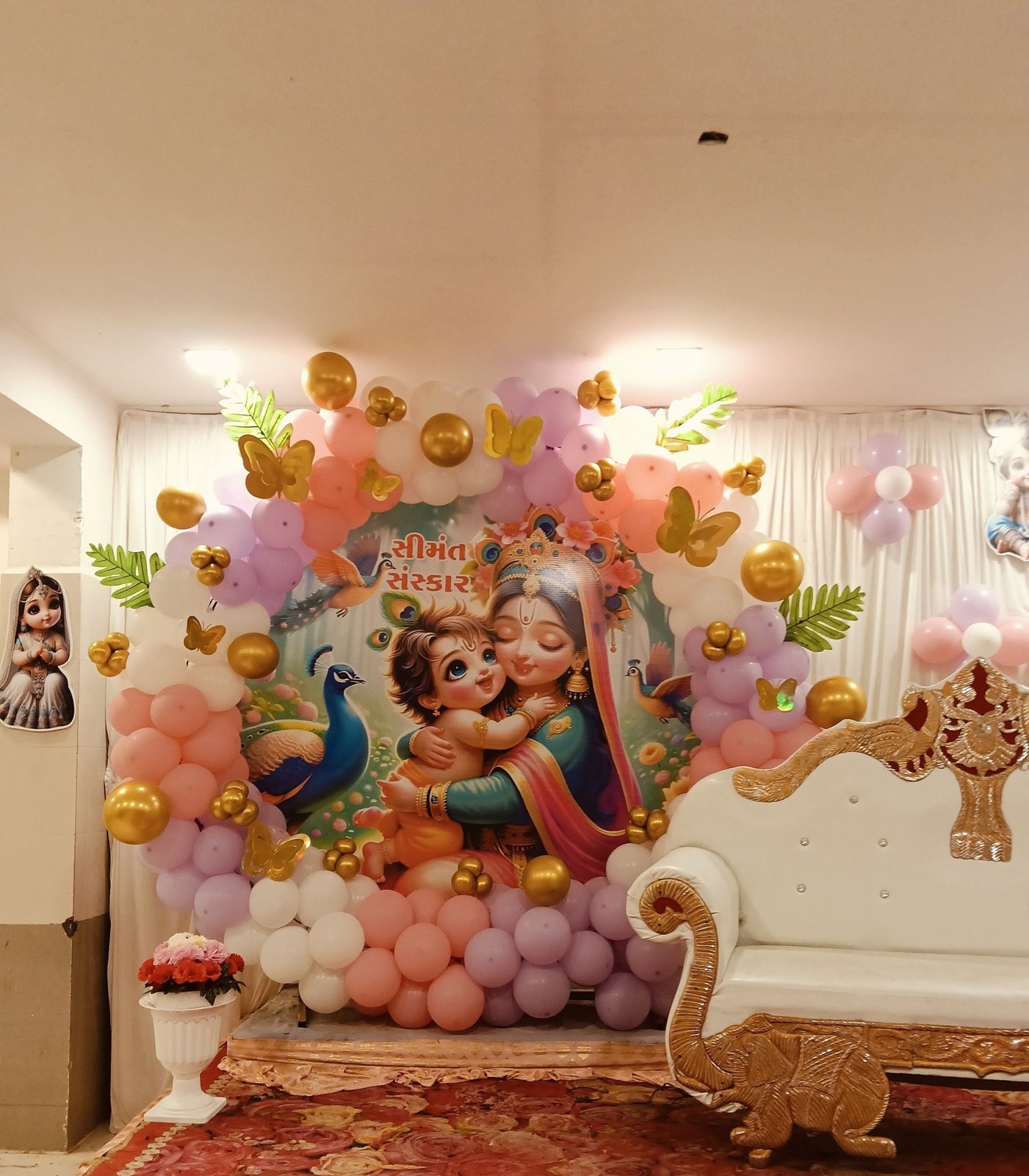 MG balloons decoration