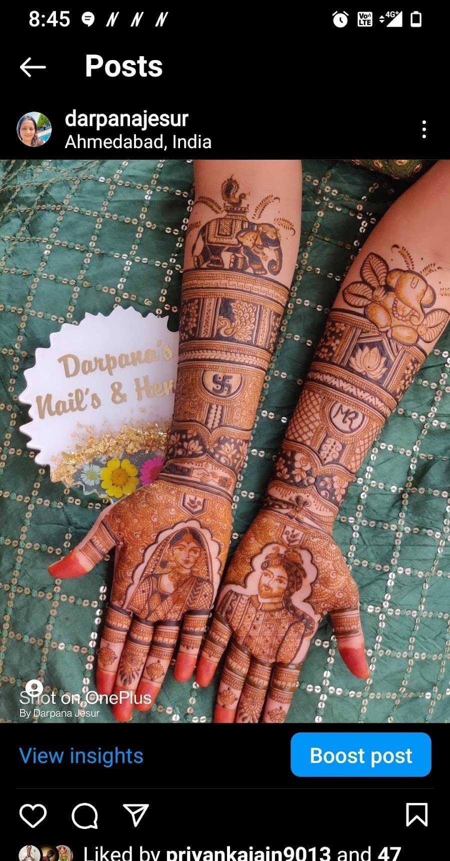 Darpana's Mahendi & Nail's