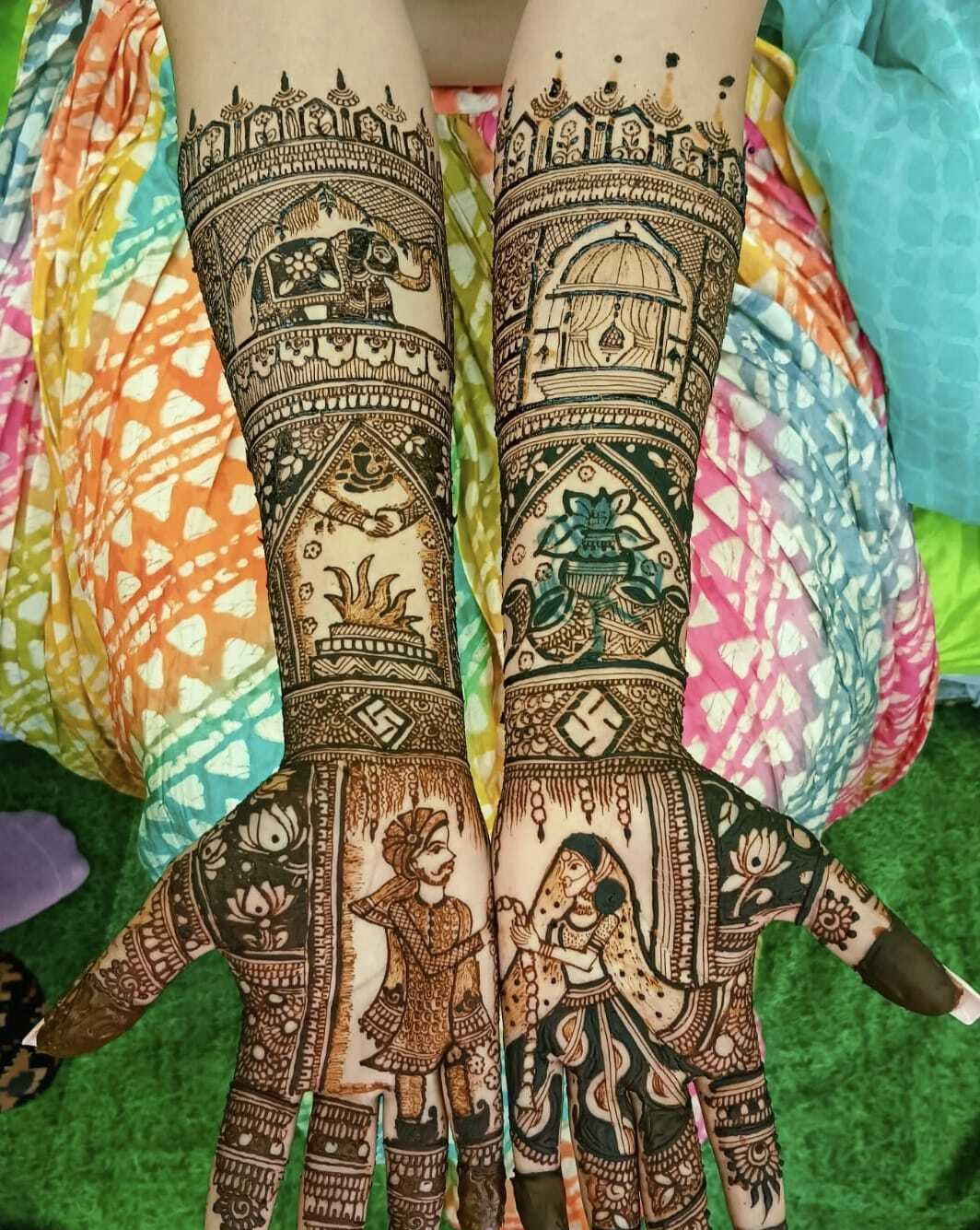 Pooja Bridal Mehndi Art And Classes