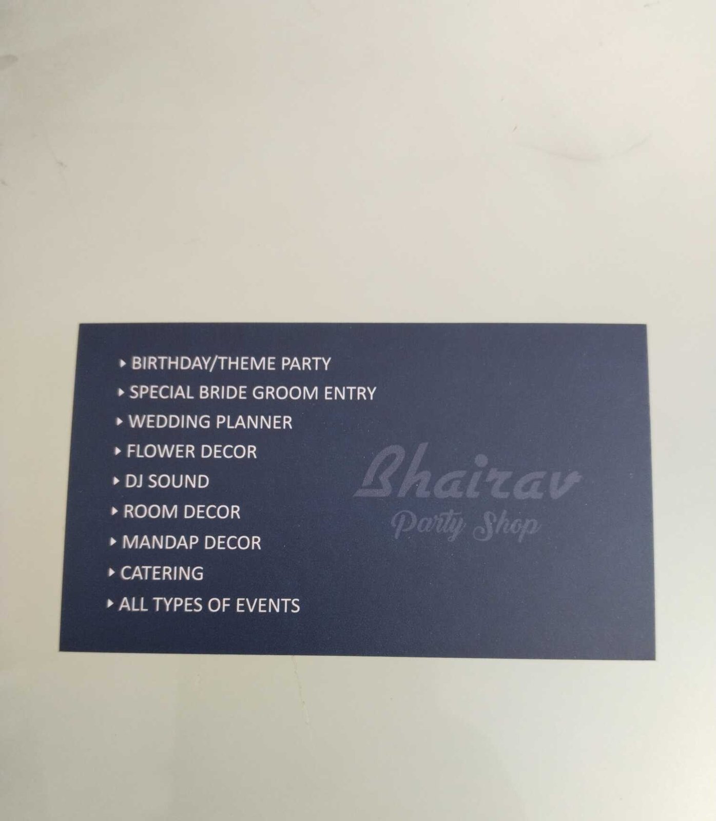 Bhairav party shop