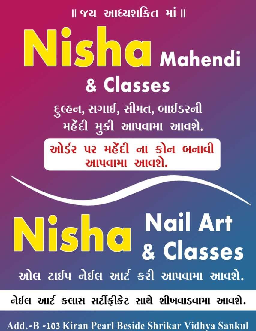 Nisha Mehendi And Nail Art & Classes