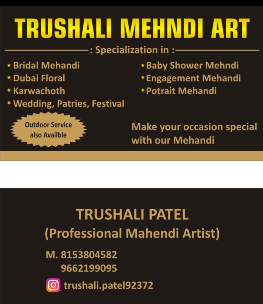 Trushali Mahendi 6