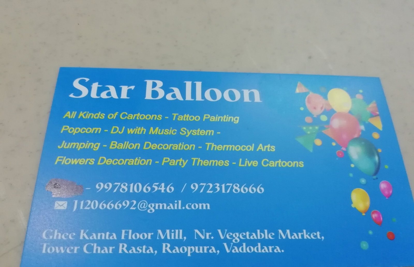 Star Balloon Decorations
