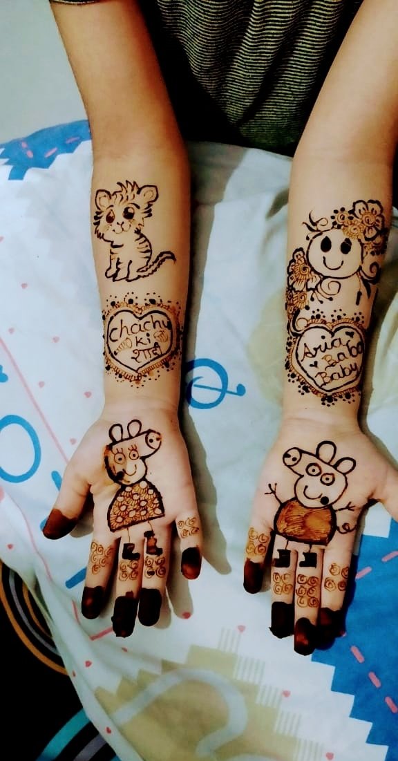 Jinal Mehandi Designer