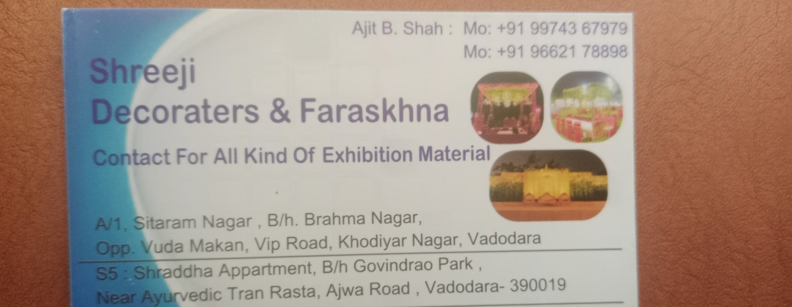 Shreeji Decorates and Farashkhana
