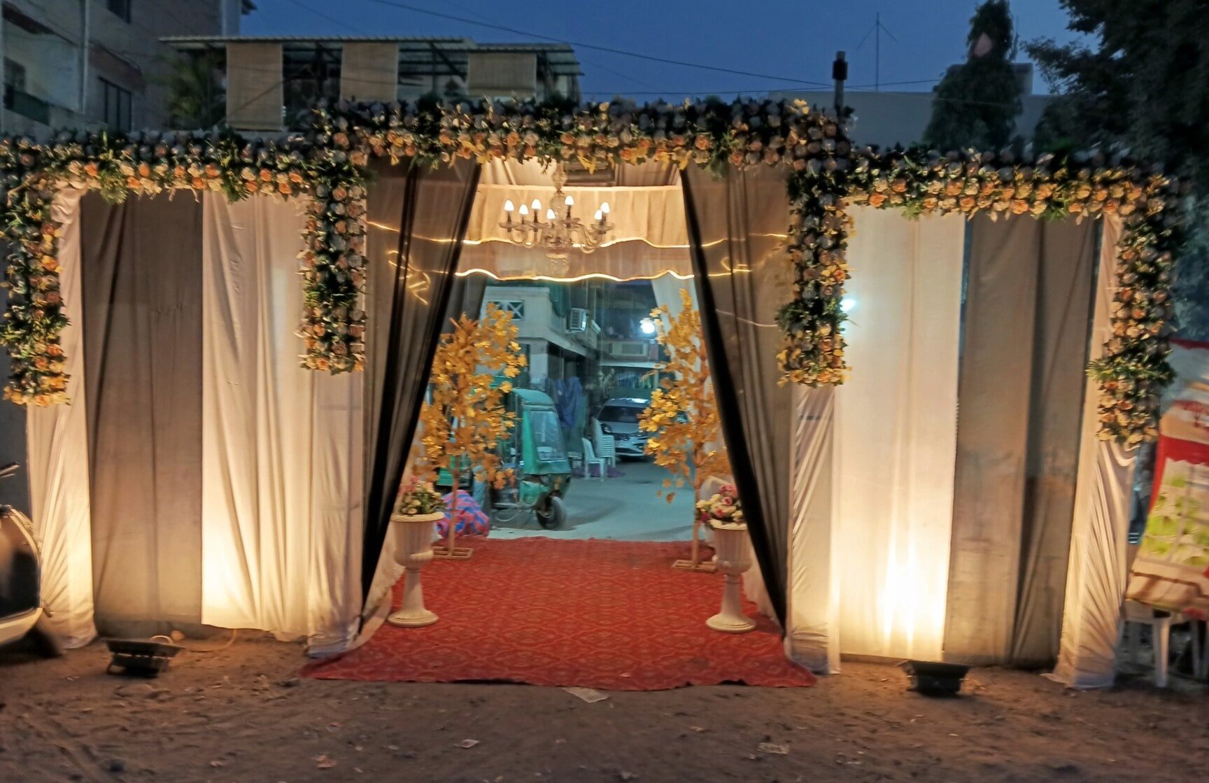 Lucky sound and light decoration